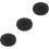 3Pièces Coussin Assise Portable Noir Usage Extérieur 4