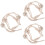 3Pièces Bracelets De Rideaux Beige Décoratifs 5