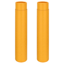 2St Duurzame Gele Scroll Container Voor Chinese Kalligrafie