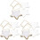 18St Multi-Use Transparante Spit Bone Bord, Stevig Snack- En Fruitbord 1