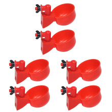 6St Compacte Plastic Pluimvee Drinker Automatische Waterdispenser Tool