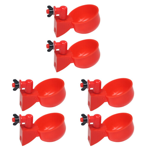 6St Compacte Plastic Pluimvee Drinker Automatische Waterdispenser Tool