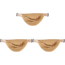 3St Praktische Donkerbruine Waist Pouch Chest Bag