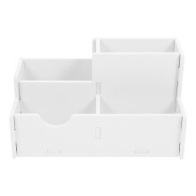 7St Witte Duurzame Desktop Box Voor En Diverse Kleine Spullen