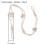 3Pièces Bracelets De Rideaux Beige Décoratifs 9