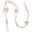 3Pièces Bracelets De Rideaux Beige Décoratifs 10