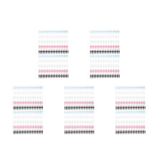 55St Multifunctionele Plastic Notebook Voor Losse Bladen