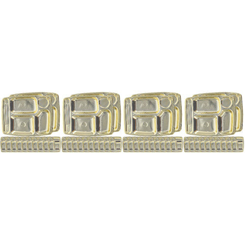 48Pièces Accessoires Dorés Miniatures Pour Cuisine De Maison De 2
