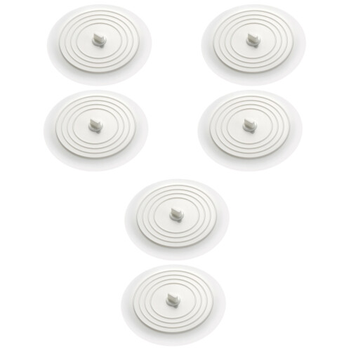 6Pièces Bouchons De Bain Silicone Pour Cuisine 1