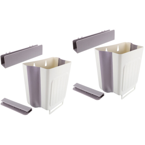 2Pièces Corbeille Pliable Suspendue Cuisine Rangement 2