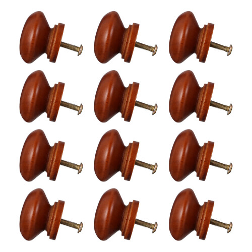 48Pièces Poignées En Bois Pour Porte