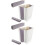 2Pièces Corbeille Pliable Suspendue Cuisine Rangement 4