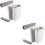 2Pièces Corbeille Pliable Suspendue Cuisine Rangement 5