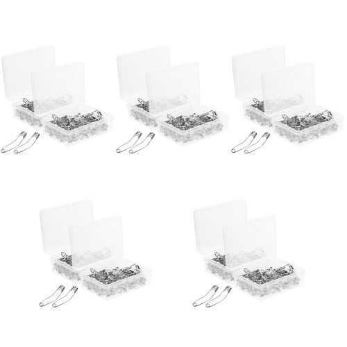1000Pièces Épingles Courbées Pour Couture Acier Durable Argent 1