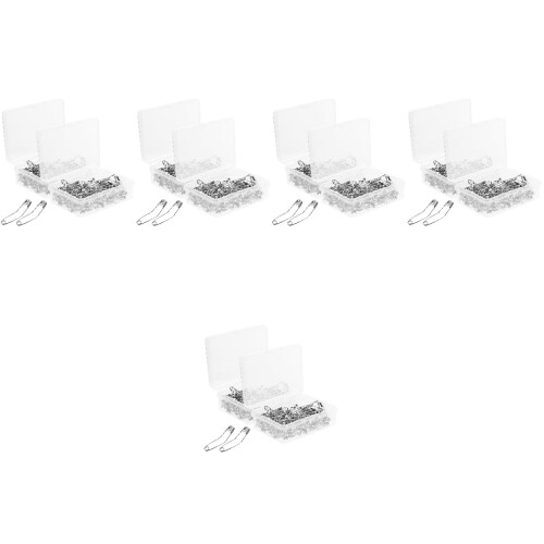 1000Pièces Épingles Courbées Pour Couture Acier Durable Argent 2