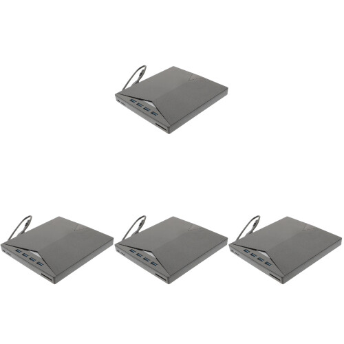 4St USB Dvd Player Externe Schijf Voor Computer Met Antislip Zwart 1