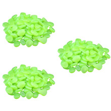 300Pièces Pierres Décoratives Vertes Glow Pour Aquarium Extérieur