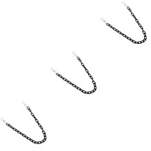 3Pièces Chaînes Acryliques Et Métal Décoration Jeans Femme