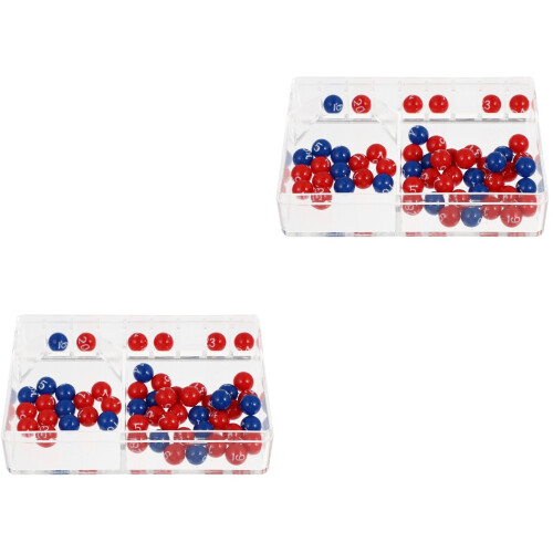 2Ensembles Balles De Tombola Numérotées Multicolores Durable 2