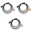 3Pièces Câbles Adaptateurs Audio Connecteurs 3