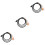 3Pièces Câbles Adaptateurs Audio Connecteurs 5