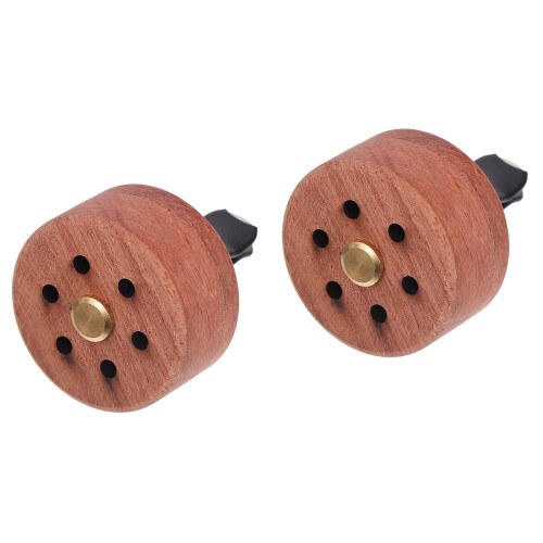 2Pièces Clip Parfum Bois Orange Diffuseur Aroma Maison