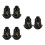 6Pièces Supports E27 Noir Faciles À Installer Pour Ampoules À Vis 5