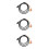3Pièces Câbles Adaptateurs Audio Connecteurs 8