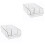 2Pièces Boîtes De Rangement Transparentes En Plastique 3