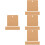 800Pièces Cartes Broches Marron Pour Usage 5