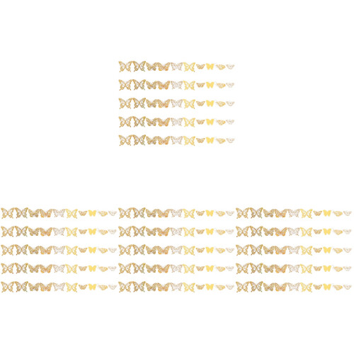 8Ensembles Stickers Scrapbooking Or Pour Agenda Téléphone 1