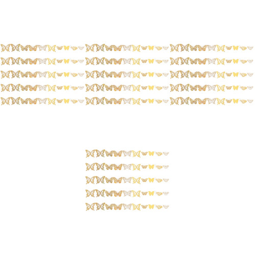8Ensembles Stickers Scrapbooking Or Pour Agenda Téléphone 2