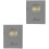 2Pièces Chemise Menu Gris Durable Protection Pour Cafés 2