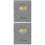 2Pièces Chemise Menu Gris Durable Protection Pour Cafés 4