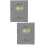 2Pièces Chemise Menu Gris Durable Protection Pour Cafés 6