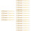 8Ensembles Stickers Scrapbooking Or Pour Agenda Téléphone 6