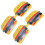 4Pièces Lunettes Novelty ABS , Accessoires Photo Fun 2