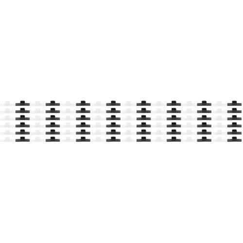 96Pièces Clips Fixation Stylo Auto-Adhésifs Pour École Et 2
