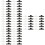 96Pièces Clips Fixation Stylo Auto-Adhésifs Pour École Et 6
