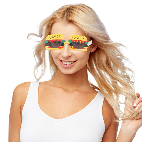 4Pièces Lunettes Novelty ABS , Accessoires Photo Fun 2