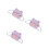 3Pièces Sac Chat Peluche Violet Pour Filles Usage Polyvalent 3