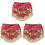3Pièces Jupe Danse Ventre Simple Et Élégante Décorations 2