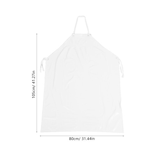 2Pièces Tablier Robuste PVC Résistant Huile Usage 1
