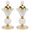 2Pièces Encensoir Cristal Style Décor Élégant 2