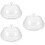 3Pièces Plateau Gâteau Rond Transparent Dôme Pour Dessert 6