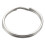 300 Pcs 20mm Outside Dia Universal Split Key Rings Keychain Holders 7