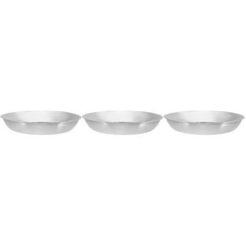 3Pièces Plateaux De Pesée Multi-Usage Inox Cuisine Argent 2