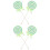 4Pièces Décorations Sucettes Simulation Vertes Accessoires Photo 1