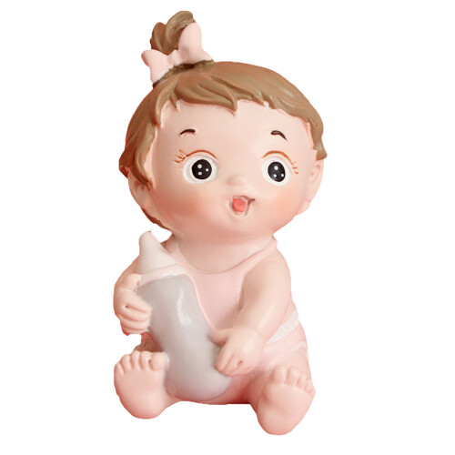 3Pièces Sculptures Gâteau Bébé Colorées En Résine Pour 1