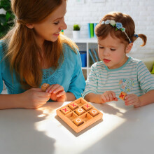 2Ensembles Jeu De Société En Bois Stratégique Pour Enfants